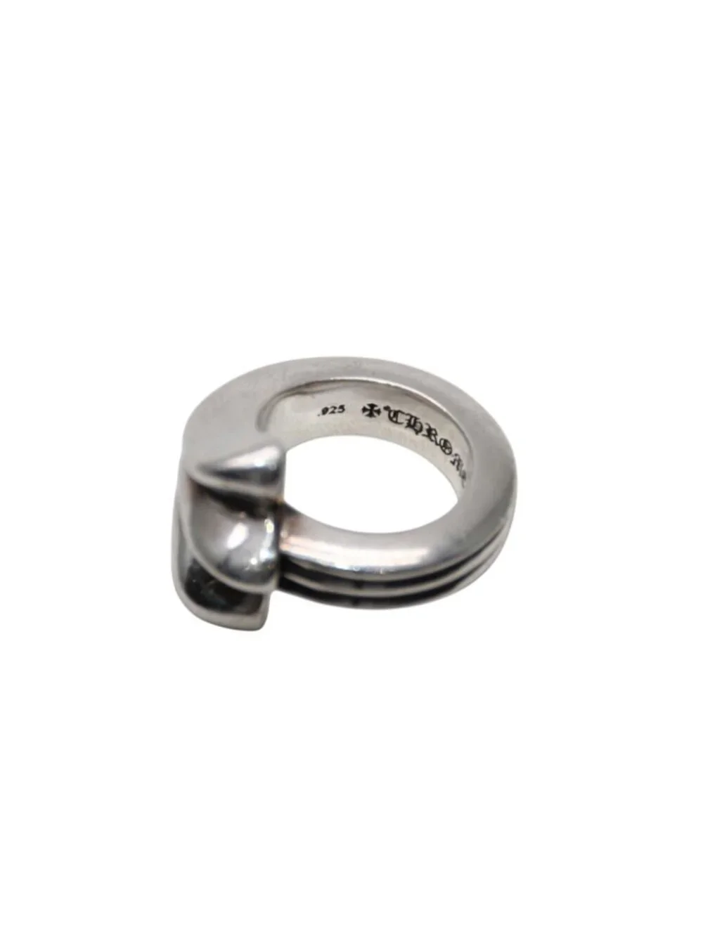Chrome Hearts Cross Tail Ring 925 Sterling Silver